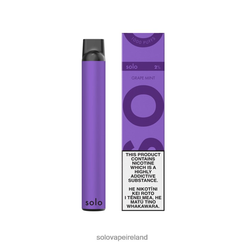 Solo Disposable Vape - Solo Disposable Vape Grape Mint R2D2JF7