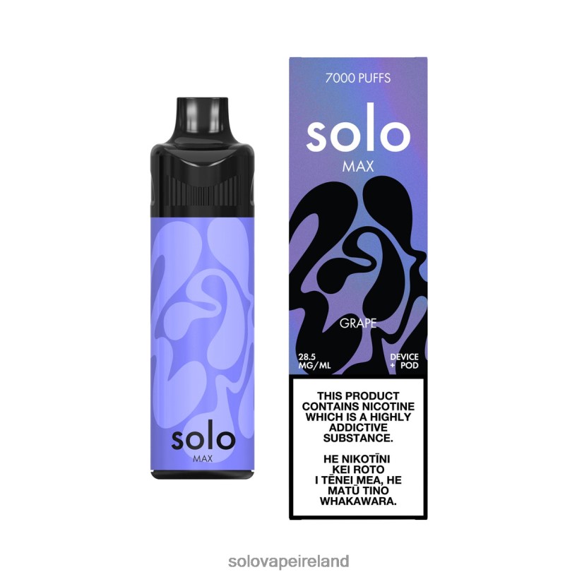Solo Disposable Vape - Solo MAX Pod Kit Grape R2D2JF67