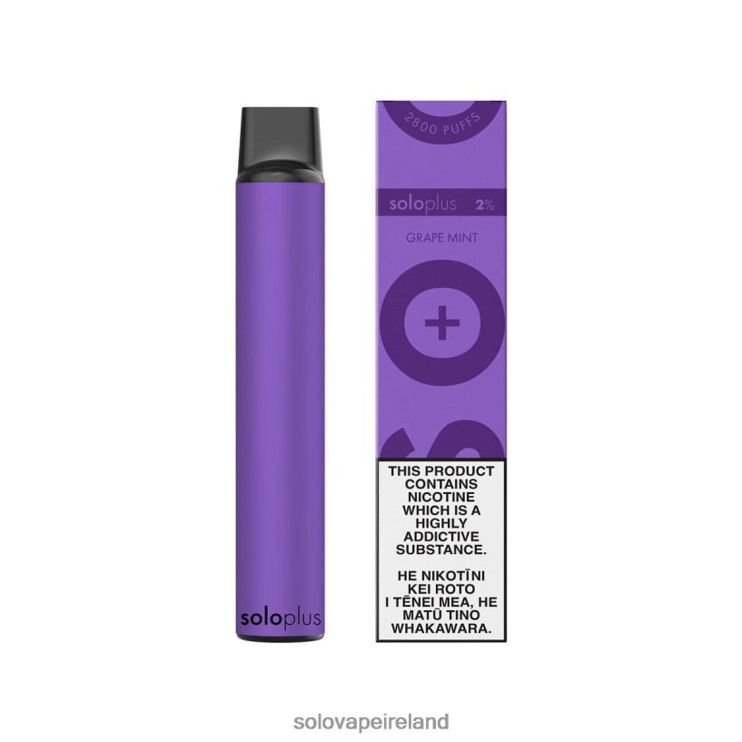 Solo Disposable Vape - Solo Plus Disposable Vape Grape Mint R2D2JF27