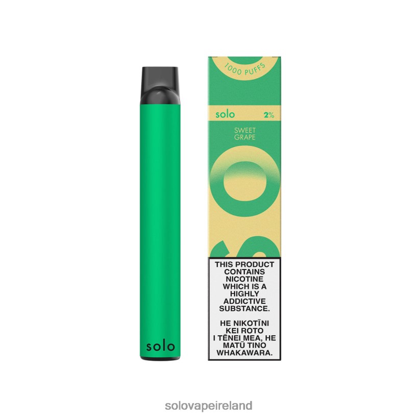 Solo Disposable Vape Flavours - Solo Disposable Vape Paradise Collection Sweet Grape R2D2JF20