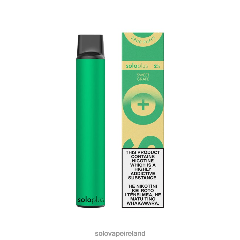 Solo Disposable Vape Flavours - Solo Plus Disposable Vape Paradise Collection Sweet Grape R2D2JF40