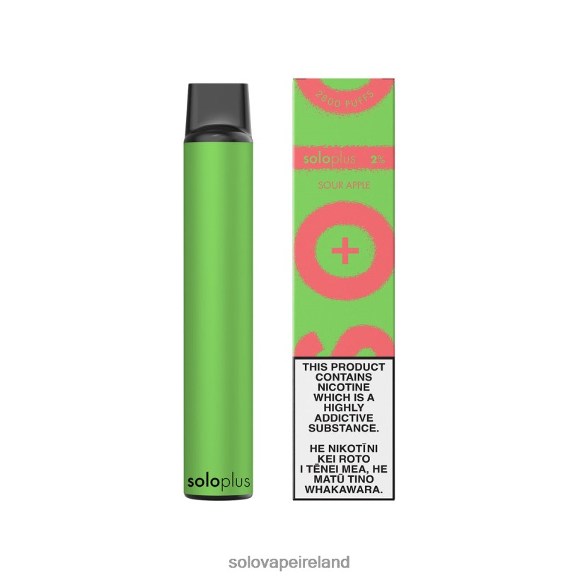 Solo Disposable Vape Flavours - Solo Plus Disposable Vape Sour Apple R2D2JF30
