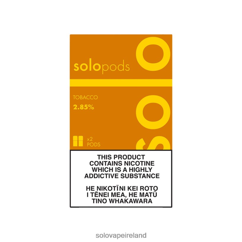 Solo Disposable Vape Flavours - Solo Replacement Pod 2-Pack Tobacco R2D2JF50