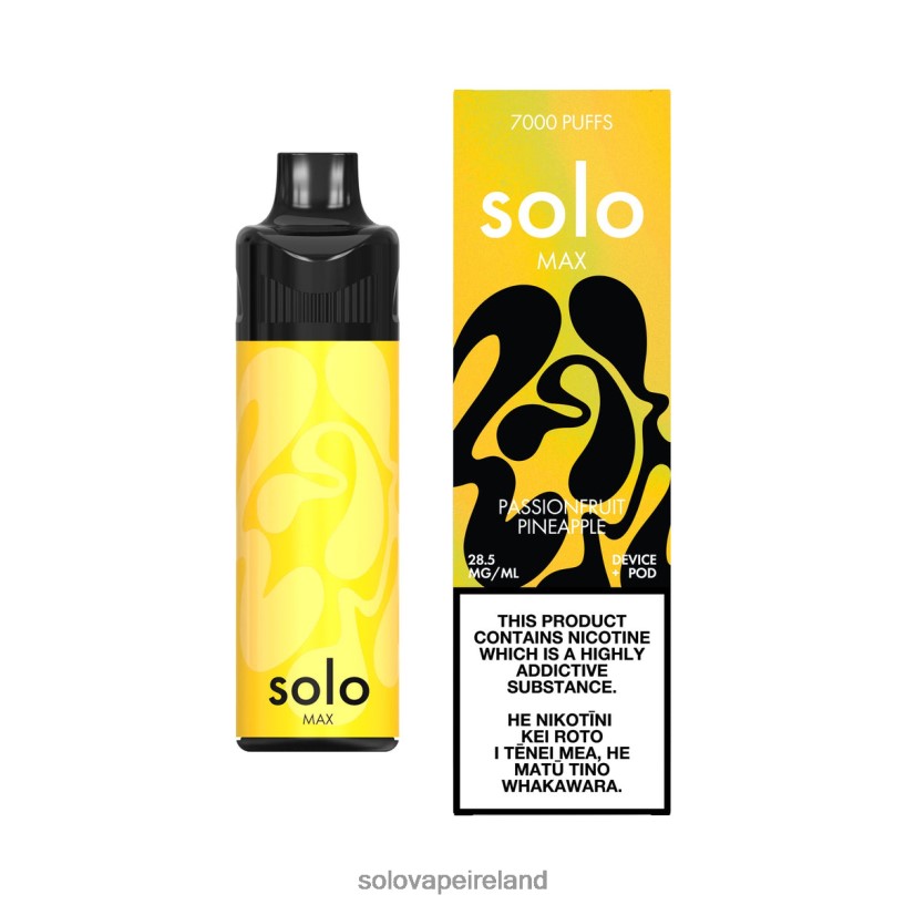 Solo Disposable Vape Price - Solo MAX Pod Kit Passionfruit Pineapple R2D2JF69