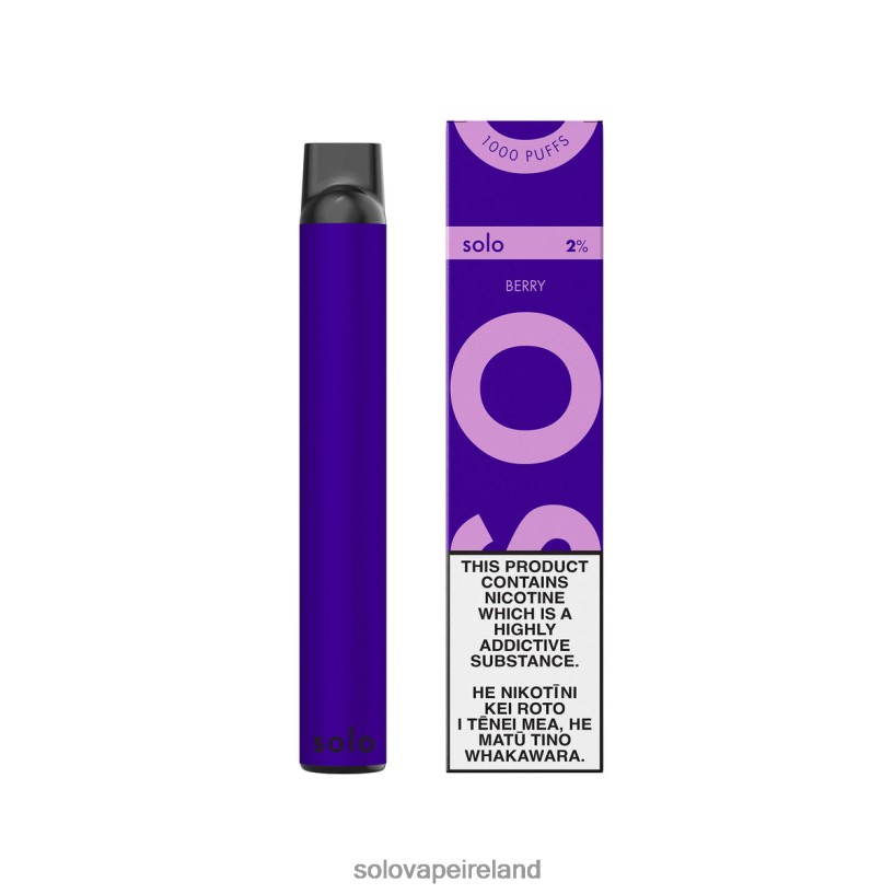 Solo Disposable Vape Review - Solo Disposable Vape Berry R2D2JF16