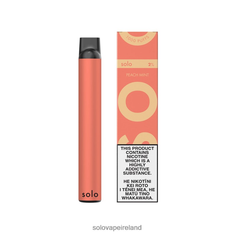 Solo Disposable Vape Review - Solo Disposable Vape Peach Mint R2D2JF6