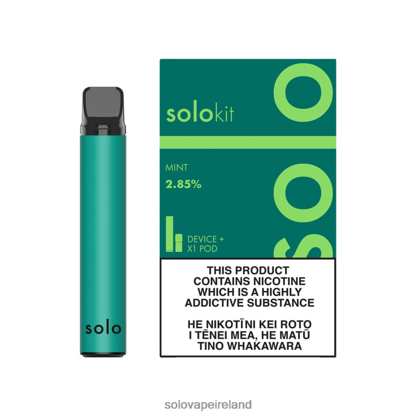 Solo Disposable Vape Review - Solo Pod Kit Mint R2D2JF46