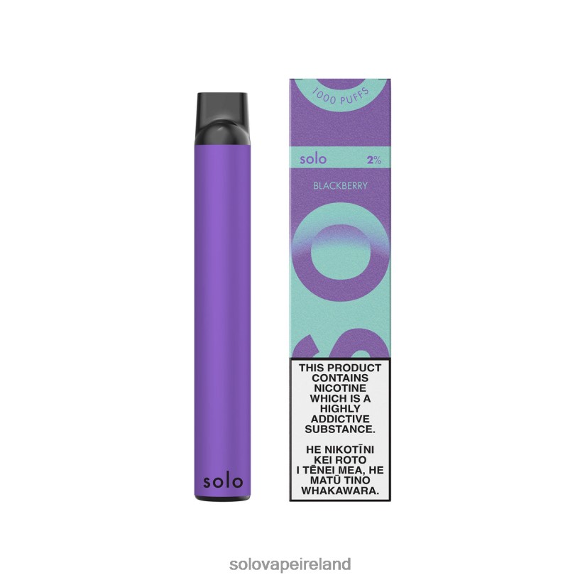 Solo Vape Flavours - Solo Disposable Vape Paradise Collection Blackberry R2D2JF22