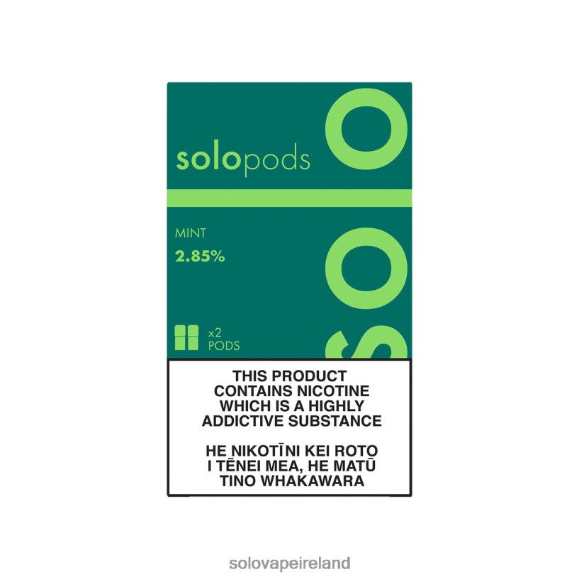 Solo Vape Flavours - Solo Replacement Pod 2-Pack Mint R2D2JF52