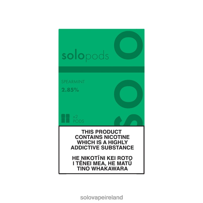 Solo Vape Flavours - Solo Replacement Pod 2-Pack Spearmint R2D2JF62