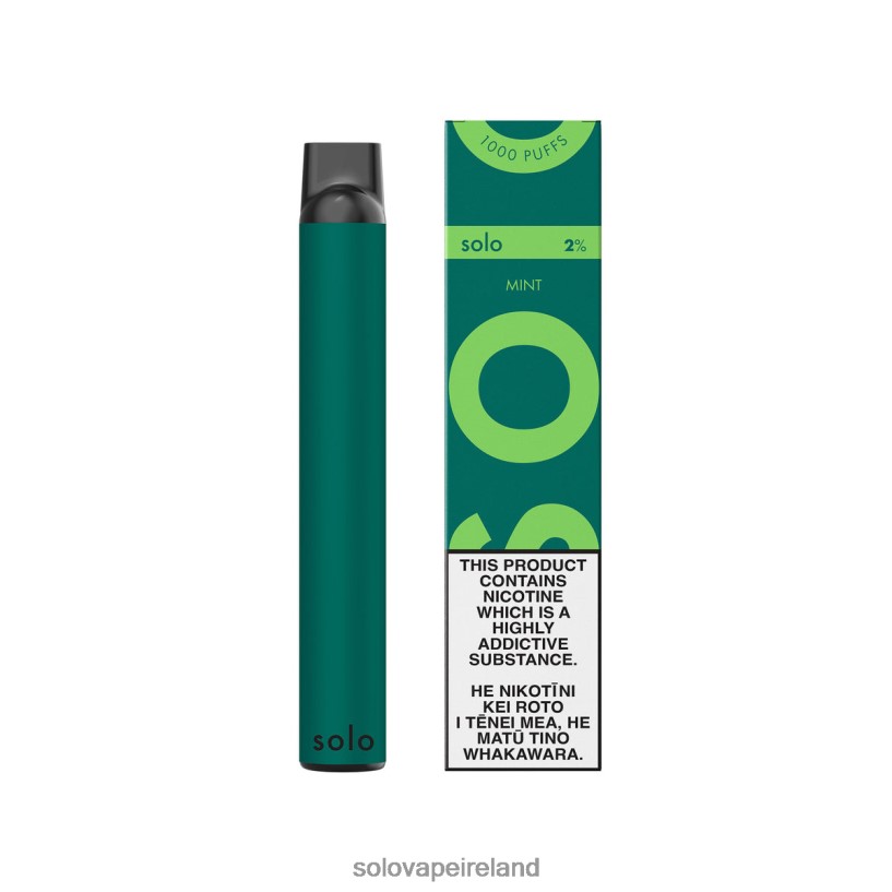 Solo Vape Ireland - Solo Disposable Vape Mint R2D2JF1