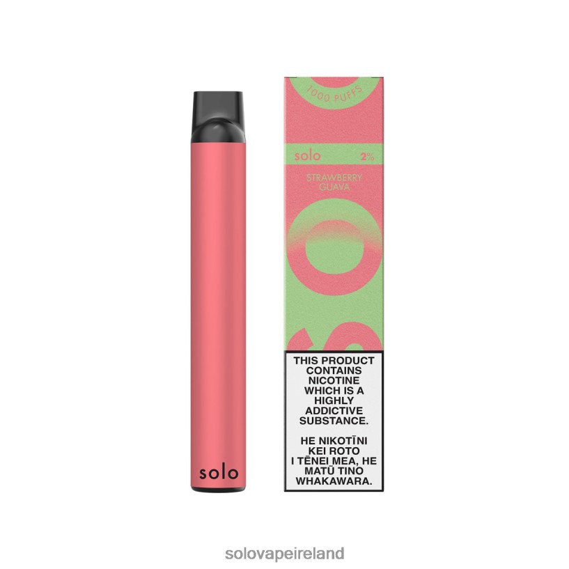 Solo Vape Ireland - Solo Disposable Vape Paradise Collection Strawberry Guava R2D2JF21