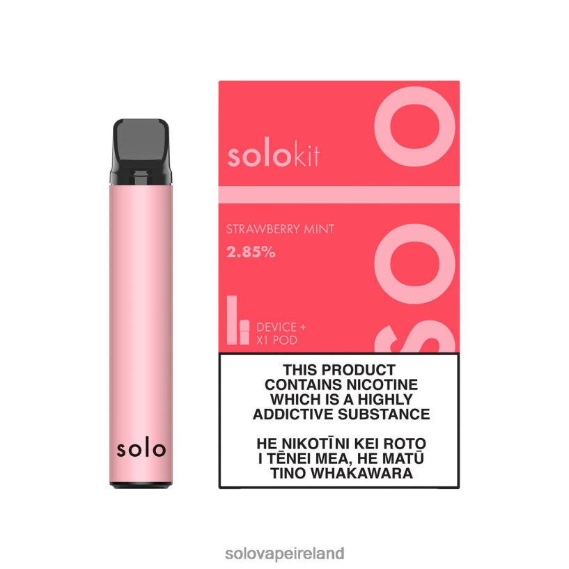 Solo Vape Ireland - Solo Pod Kit Strawberry Mint R2D2JF41