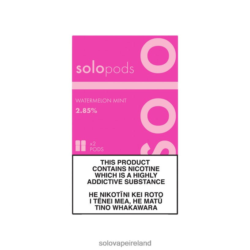 Solo Vape Ireland - Solo Replacement Pod 2-Pack Watermelon Mint R2D2JF61