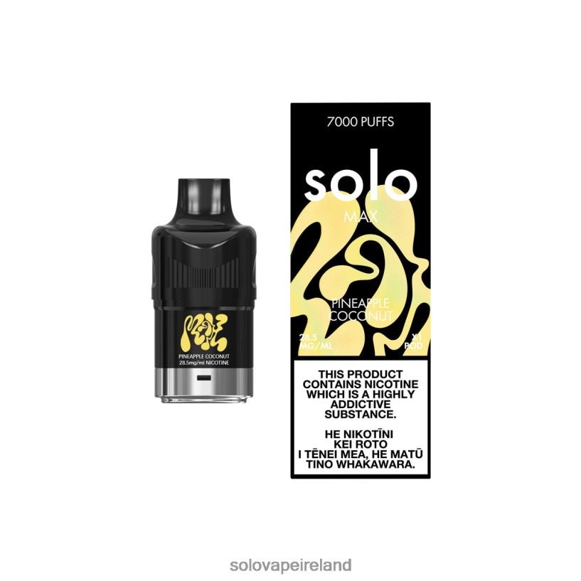 Solo Vape Price - Solo MAX Pod Pineapple Coconut R2D2JF75
