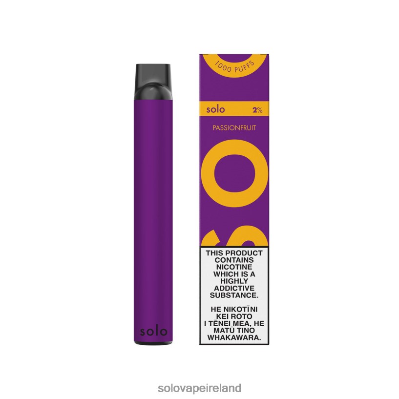 Solo Vape Review - Solo Disposable Vape Passionfruit R2D2JF14
