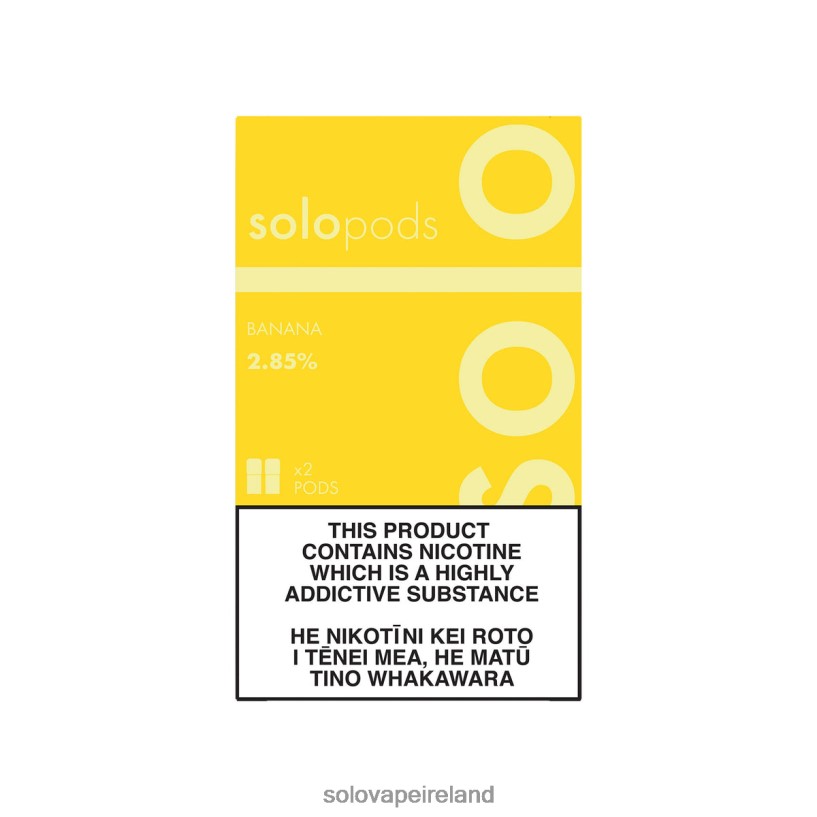 Solo Vape Review - Solo Replacement Pod 2-Pack Banana R2D2JF64
