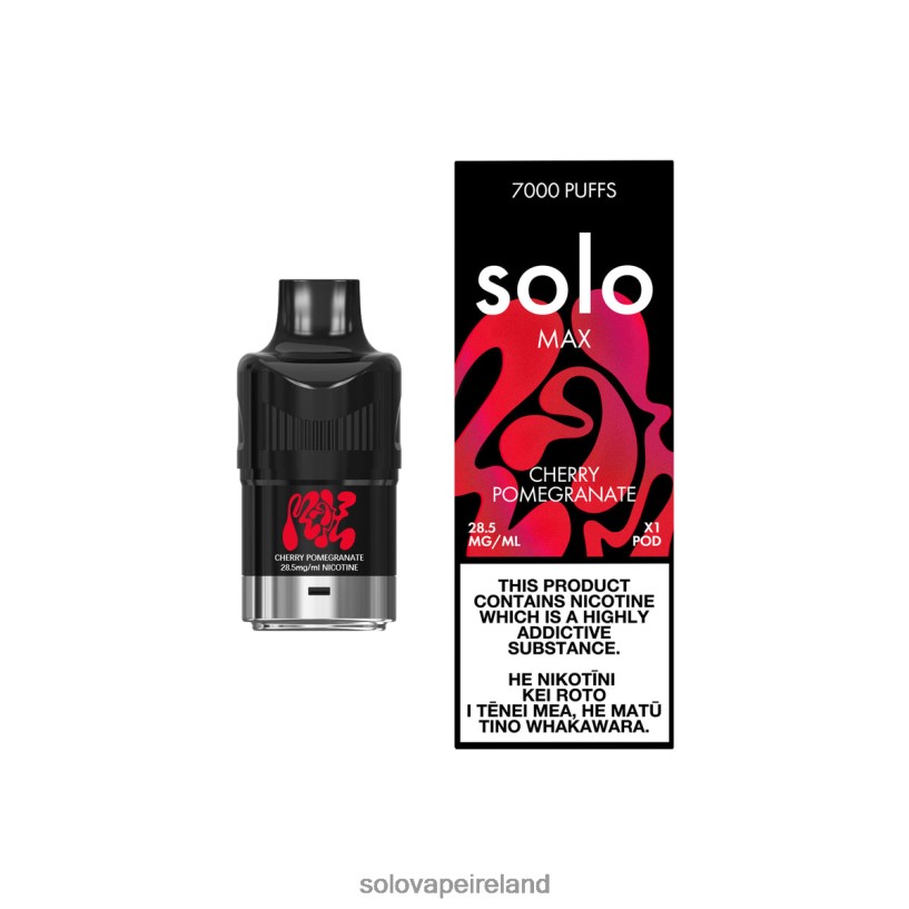 Solo Vape Near Me - Solo MAX Pod Cherry Pomegranate R2D2JF83